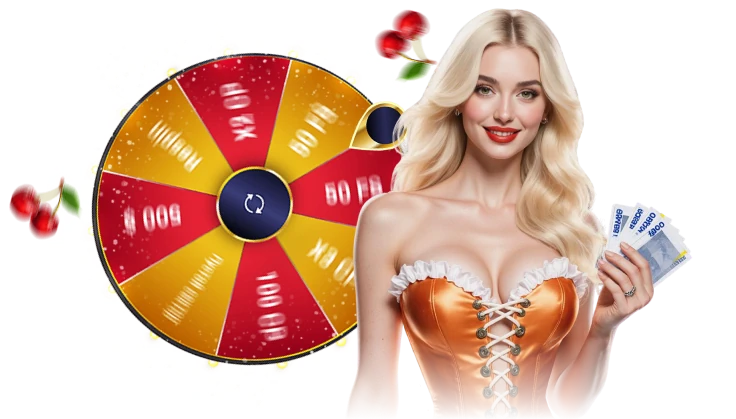 Vox Casino: główny obraz wizerunkowy z postacią lub symbolem szczęścia dla nowych graczy